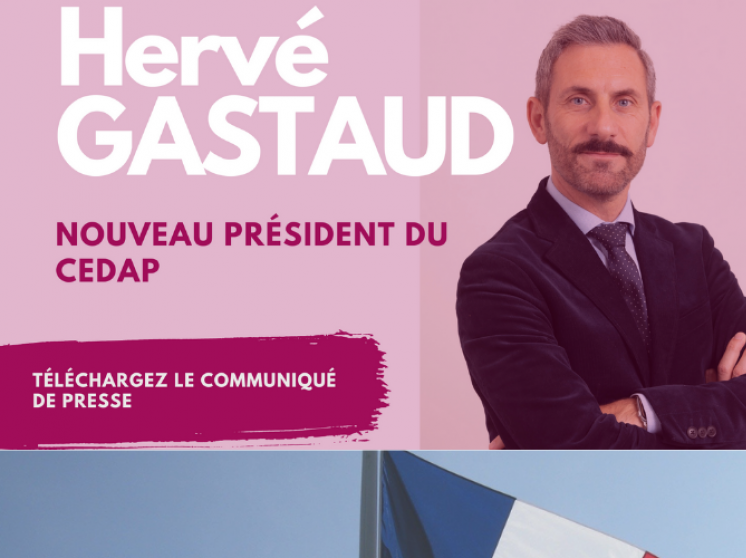 Hervé GASTAUD élu nouveau Président du Cedap